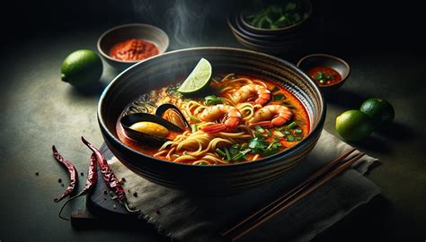  Laksa Johor - Pikantna zupa o kremowej konsystencji z aromatycznym pastą curry!